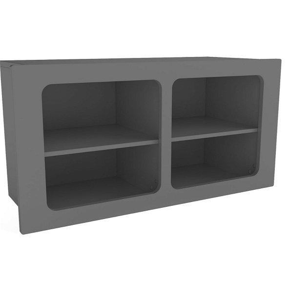 Regał pod łóżko domek Cory, antracytowy