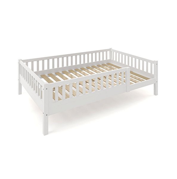 Podstawowe łóżko Lilly 120x200, Biały