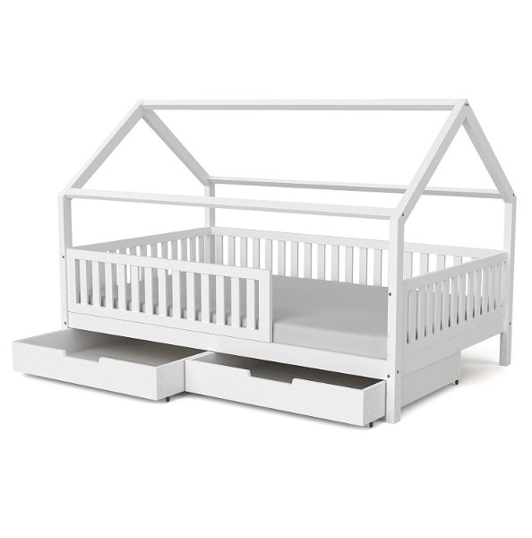 Łóżko domek Lilly biały 140x200cm