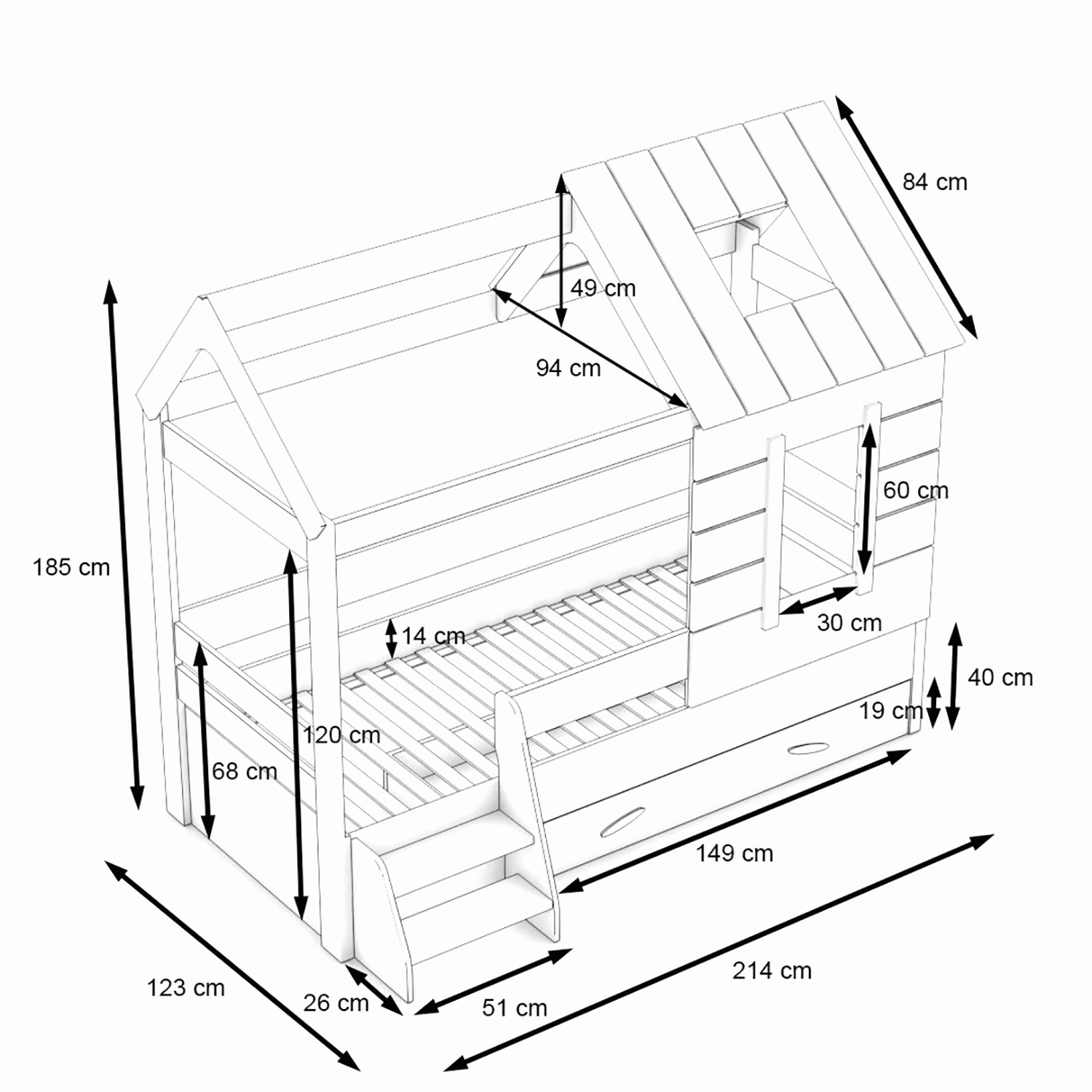 Pokój dziecięcy My House 5-czesciowy