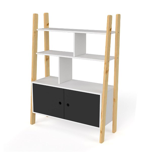 Regał na książki z tablicą - Noel