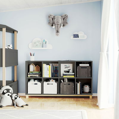 Półka Cory Kompakt 4 x 2, antracytowy Półka Cory Kompakt 4 x 2, antracytowy