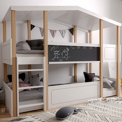 Etagenbett Cory (Leiter schließt nicht bündig mit dem Pfosten ab, anders als hier auf dem Bild) Etagenbett Cory (Leiter schließt nicht bündig mit dem Pfosten ab, anders als hier auf dem Bild)