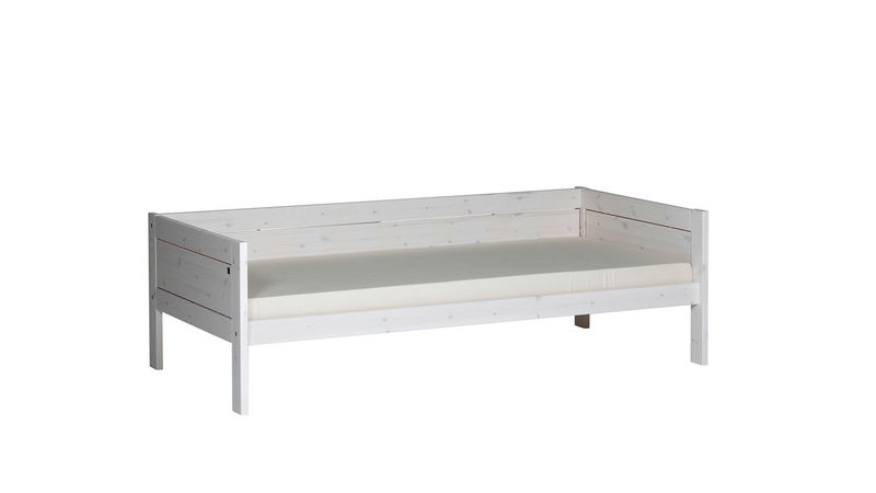 Basisbett Liege whitewash in 90 x 200cm, (inkl. Rost) Basisbett Liege whitewash in 90 x 200cm, (inkl. Rost)