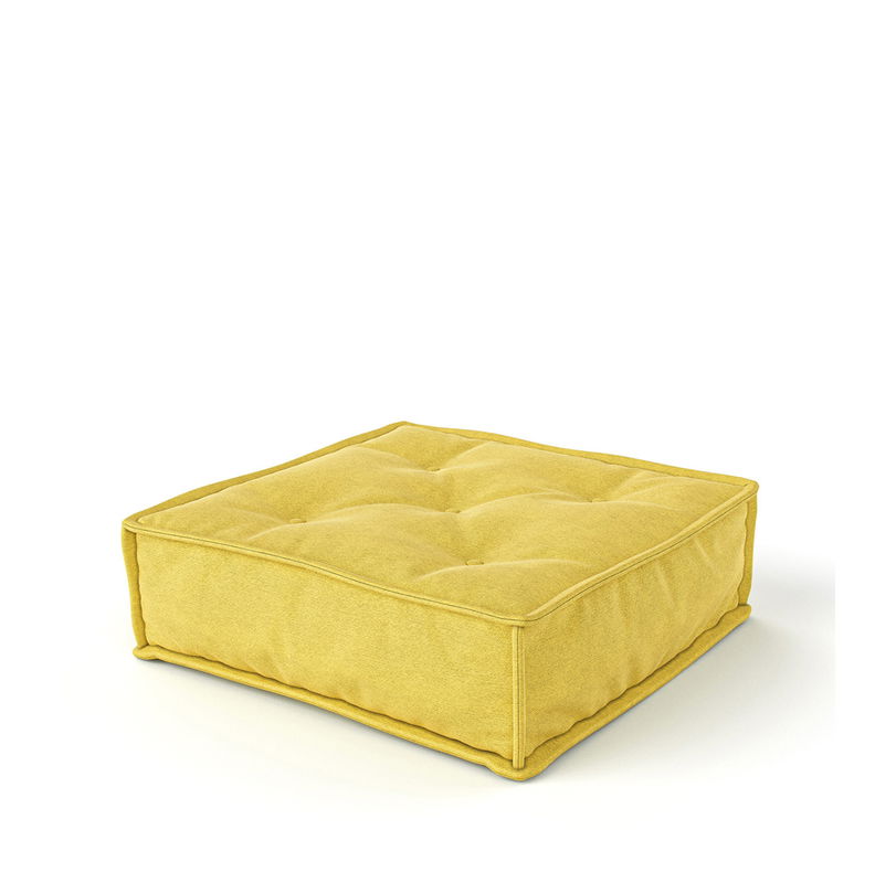 Sitzmodul flach in gelb Sitzmodul flach in gelb