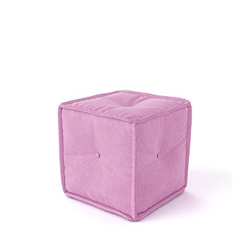 Kostka do sofy dziecięcej MyColorCube w kolorze różowy