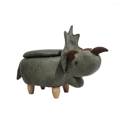 Stołek MyAnimalCube ze schowkiem dinozaur Danny zielony Stołek MyAnimalCube ze schowkiem dinozaur Danny zielony