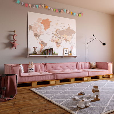 Palettenauflage Ecke Links (Sitzkissen mit Palette) Palettenauflage Ecke Links (Sitzkissen mit Palette)