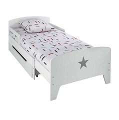 Łóżko rozsuwane Star ze skrzynią na pościel, 90 x 140 cm (z możliwością powiększenia do 170 x 200 cm) *model wycofywany z produkcji*